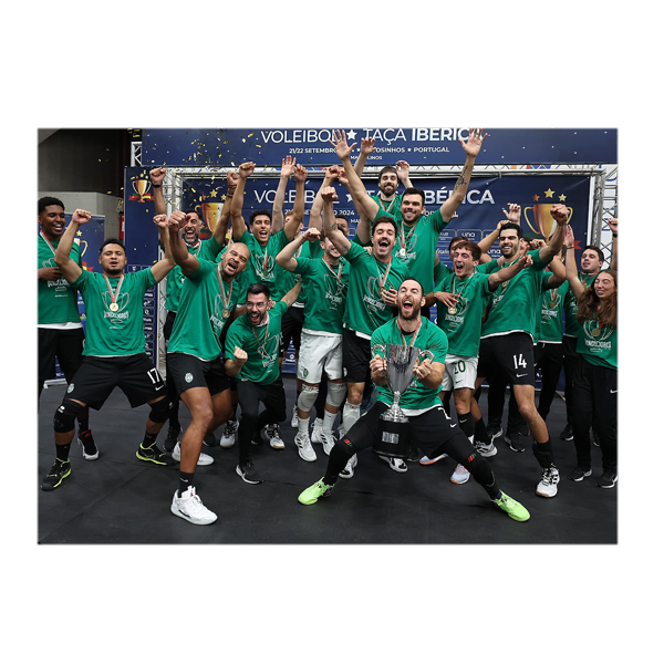 2024 – Voleibol – Sporting-3 Benfica-1 – A nossa 1ª Taça Ibérica!